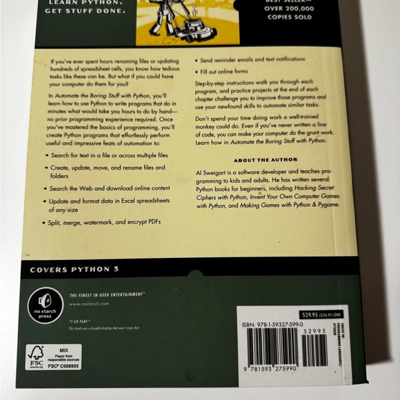 Automate the Boring Stuff with Python - Practical Programming Guide - Picture 2 of 5